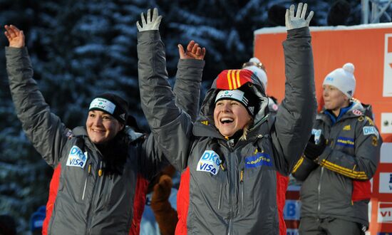 Bobsleigh World Cup. Fourth Round. Two Women Bobs