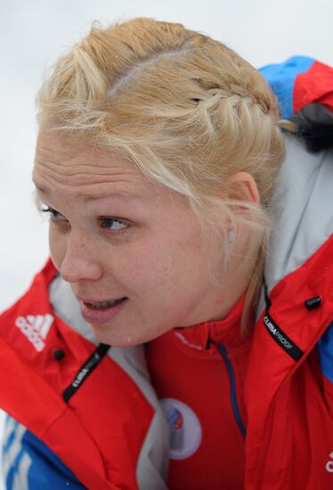 Bobsleigh World Cup. Fourth Round. Two Women Bobs