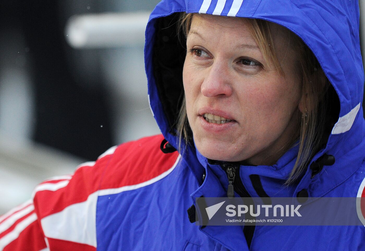 Bobsleigh World Cup. Fourth Round. Two Women Bobs
