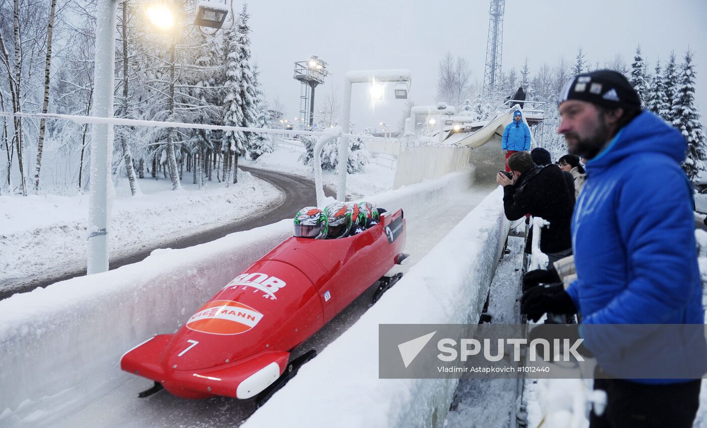 Bobsleigh World Cup: Fourth stage, four man