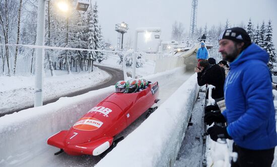 Bobsleigh World Cup: Fourth stage, four man