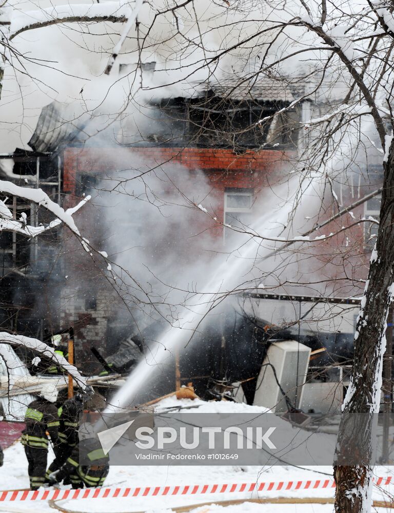 Blast in Elvidora restaurant in Moscow