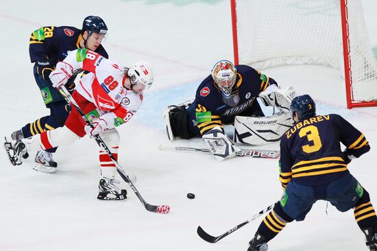 Ice Hockey. KHL. Atlant vs. Spartak