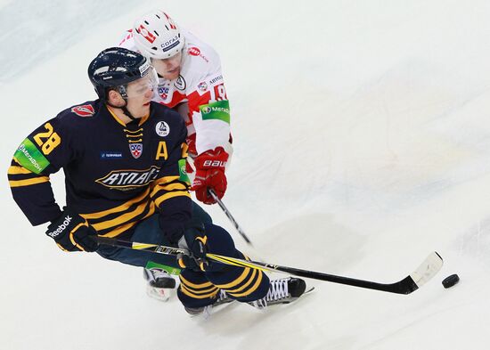 Ice Hockey. KHL. Atlant vs. Spartak