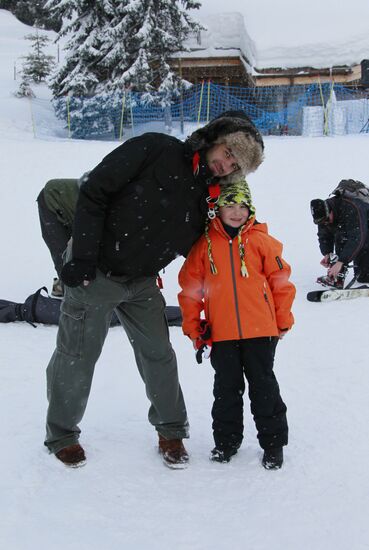 Winter holiday in Courchevel mountain ski resort