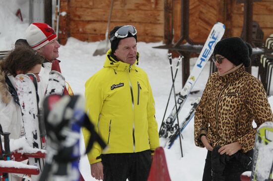 Winter holiday in Courchevel mountain ski resort
