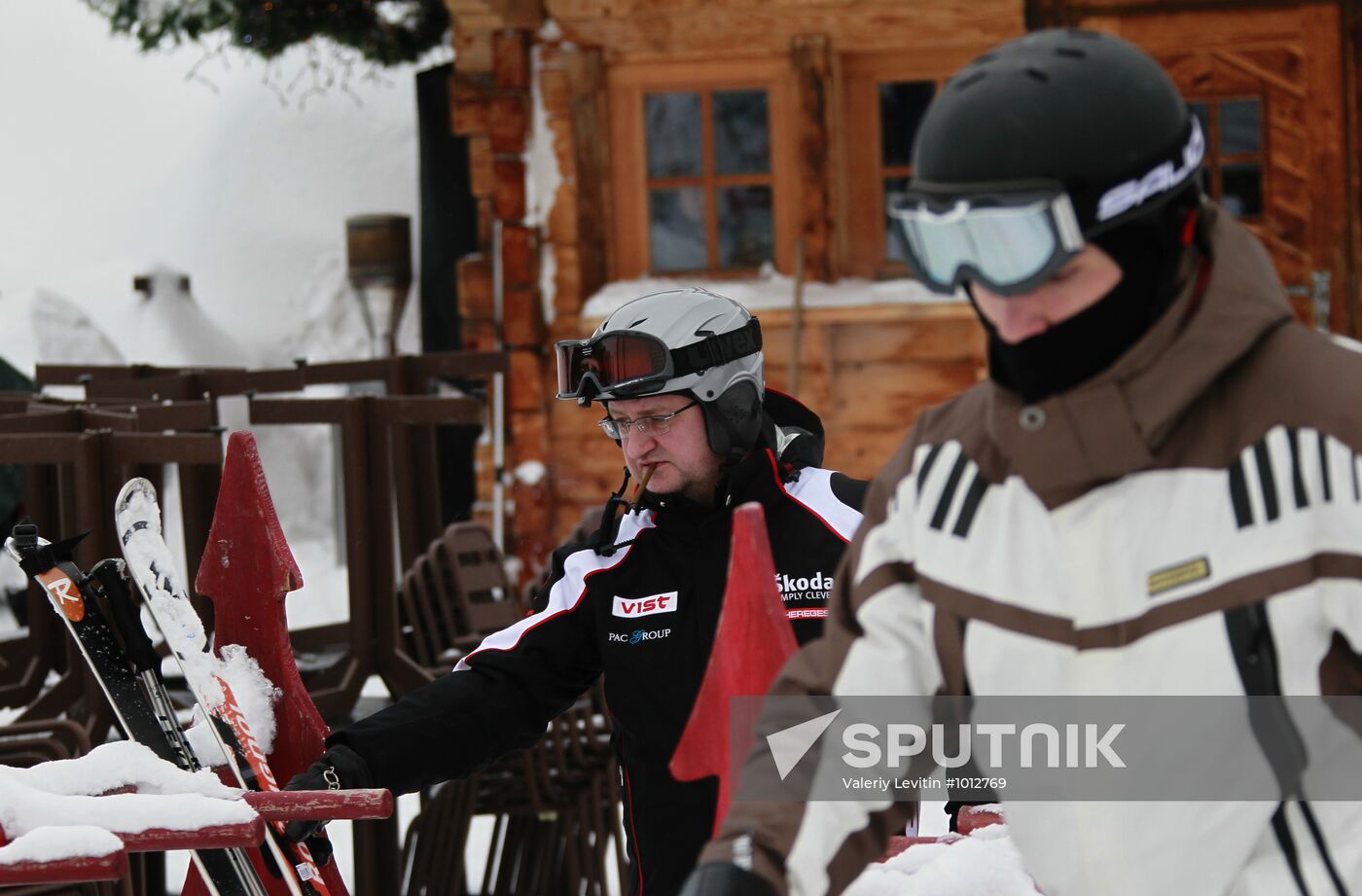 Winter holiday in Courchevel mountain ski resort