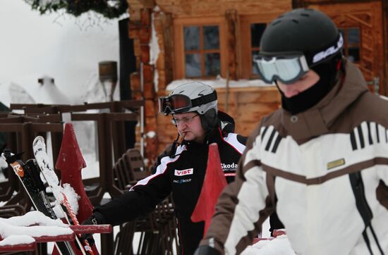 Winter holiday in Courchevel mountain ski resort