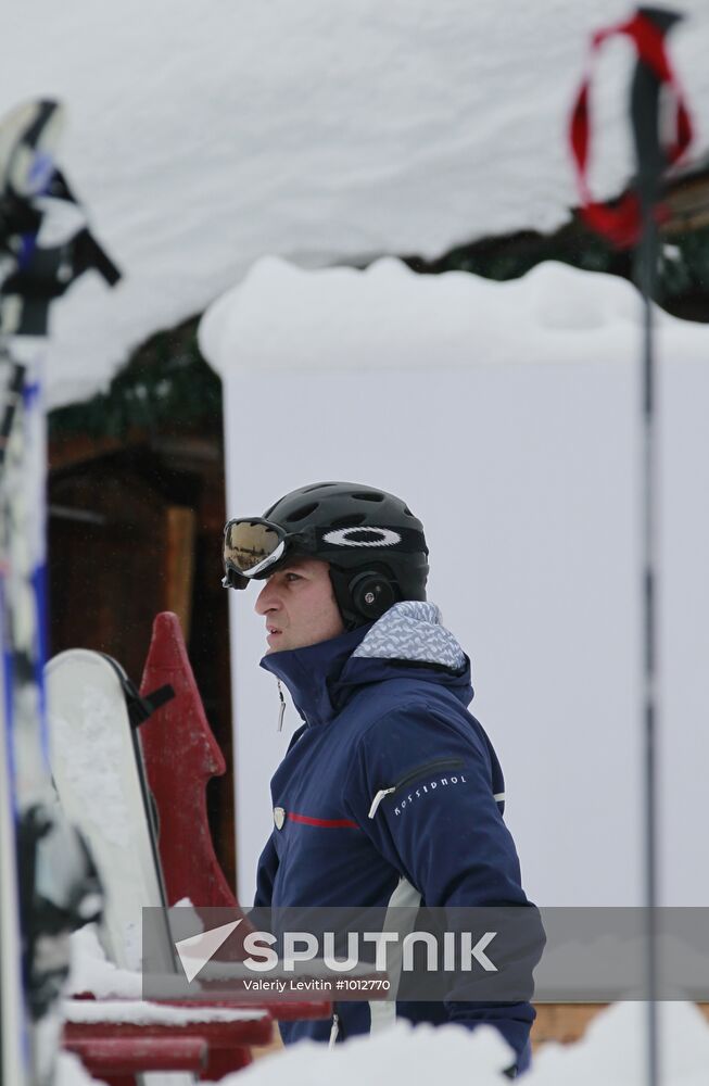 Winter holiday in Courchevel mountain ski resort