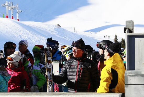 Winter holiday in Courchevel mountain ski resort