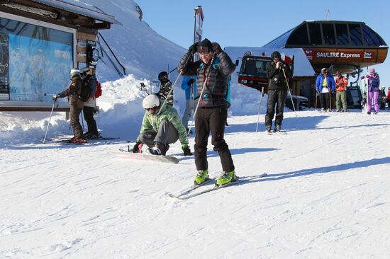Winter holiday in Courchevel mountain ski resort