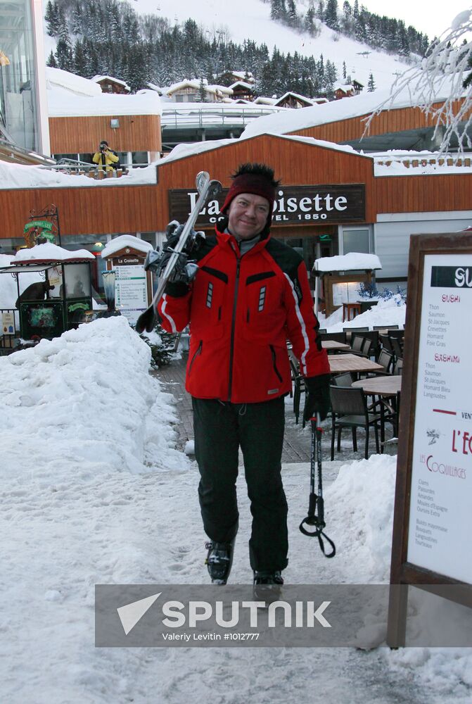 Winter holiday in Courchevel mountain ski resort