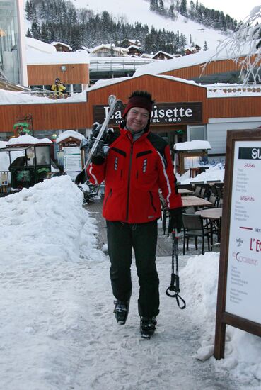Winter holiday in Courchevel mountain ski resort