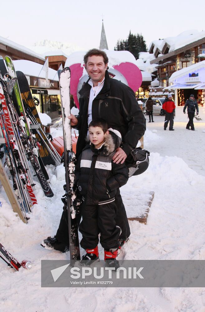 Winter holiday in Courchevel mountain ski resort