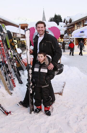 Winter holiday in Courchevel mountain ski resort