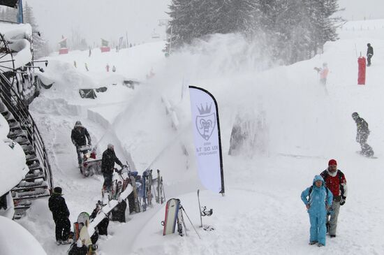 Winter holiday in Courchevel mountain ski resort