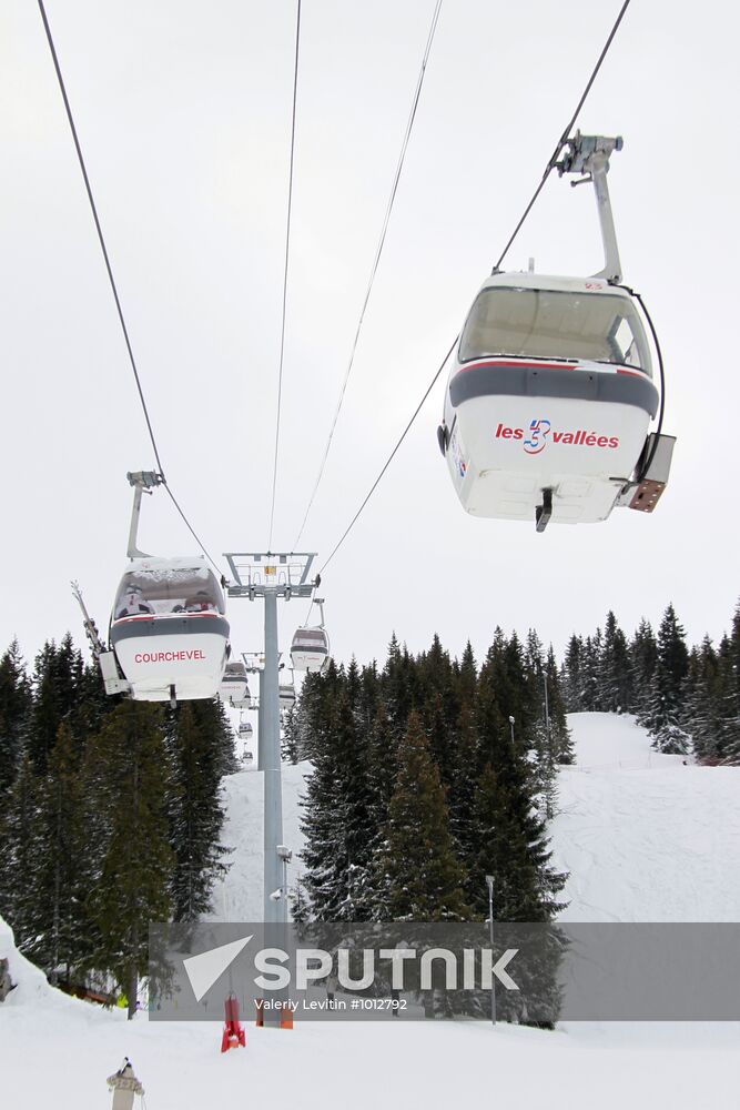 Winter holiday in Courchevel mountain ski resort