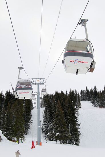 Winter holiday in Courchevel mountain ski resort