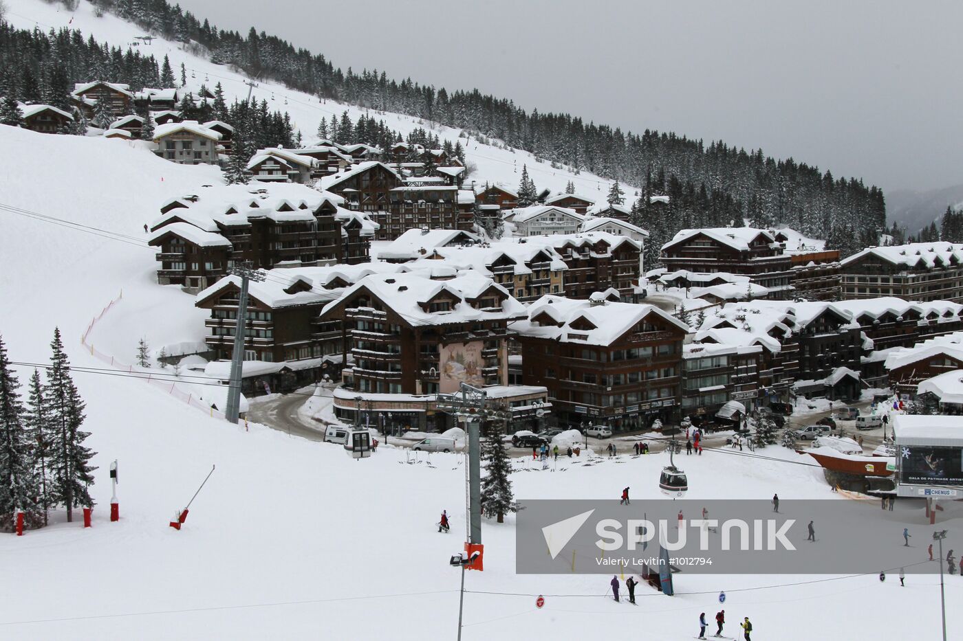 Winter holiday in Courchevel mountain ski resort