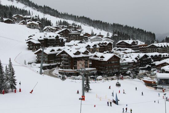 Winter holiday in Courchevel mountain ski resort
