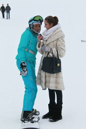 Winter holiday in Courchevel mountain ski resort