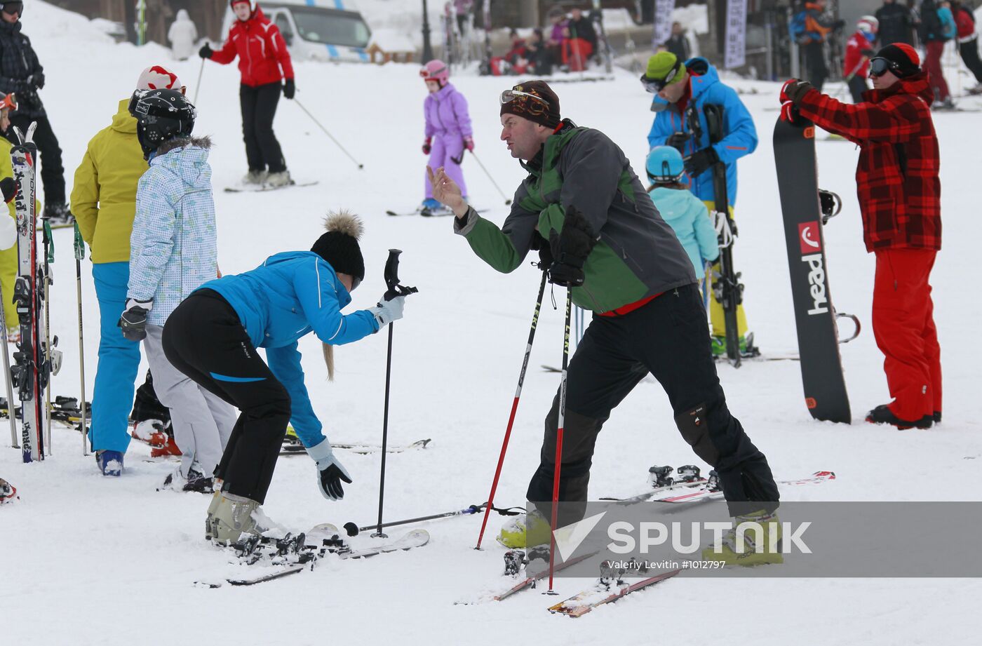 Winter holiday in Courchevel mountain ski resort