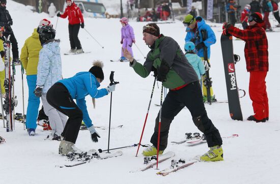 Winter holiday in Courchevel mountain ski resort