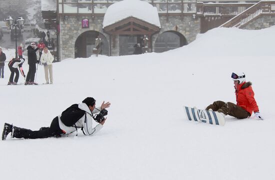 Winter holiday in Courchevel mountain ski resort