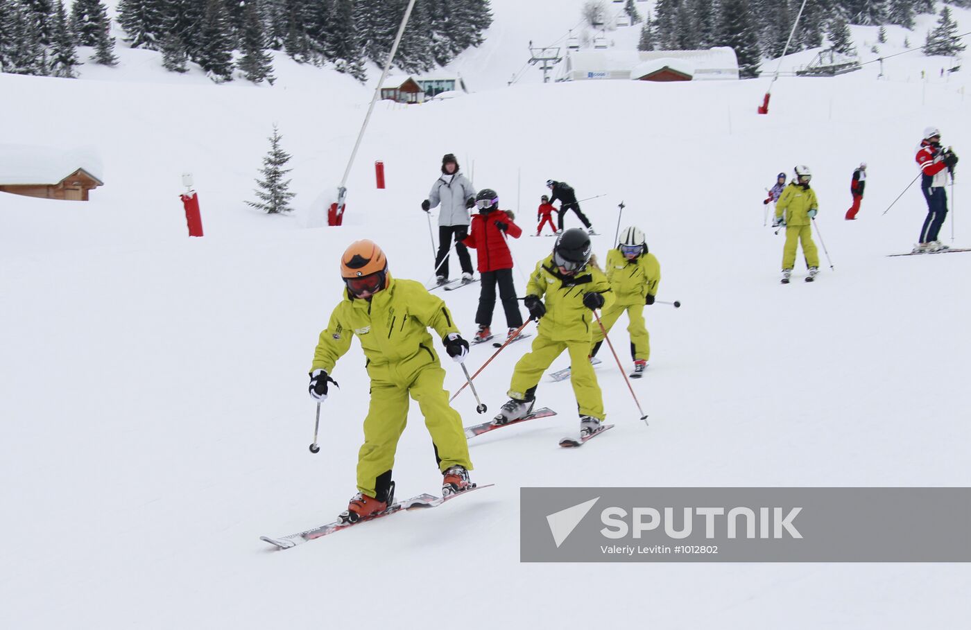 Winter holiday in Courchevel mountain ski resort