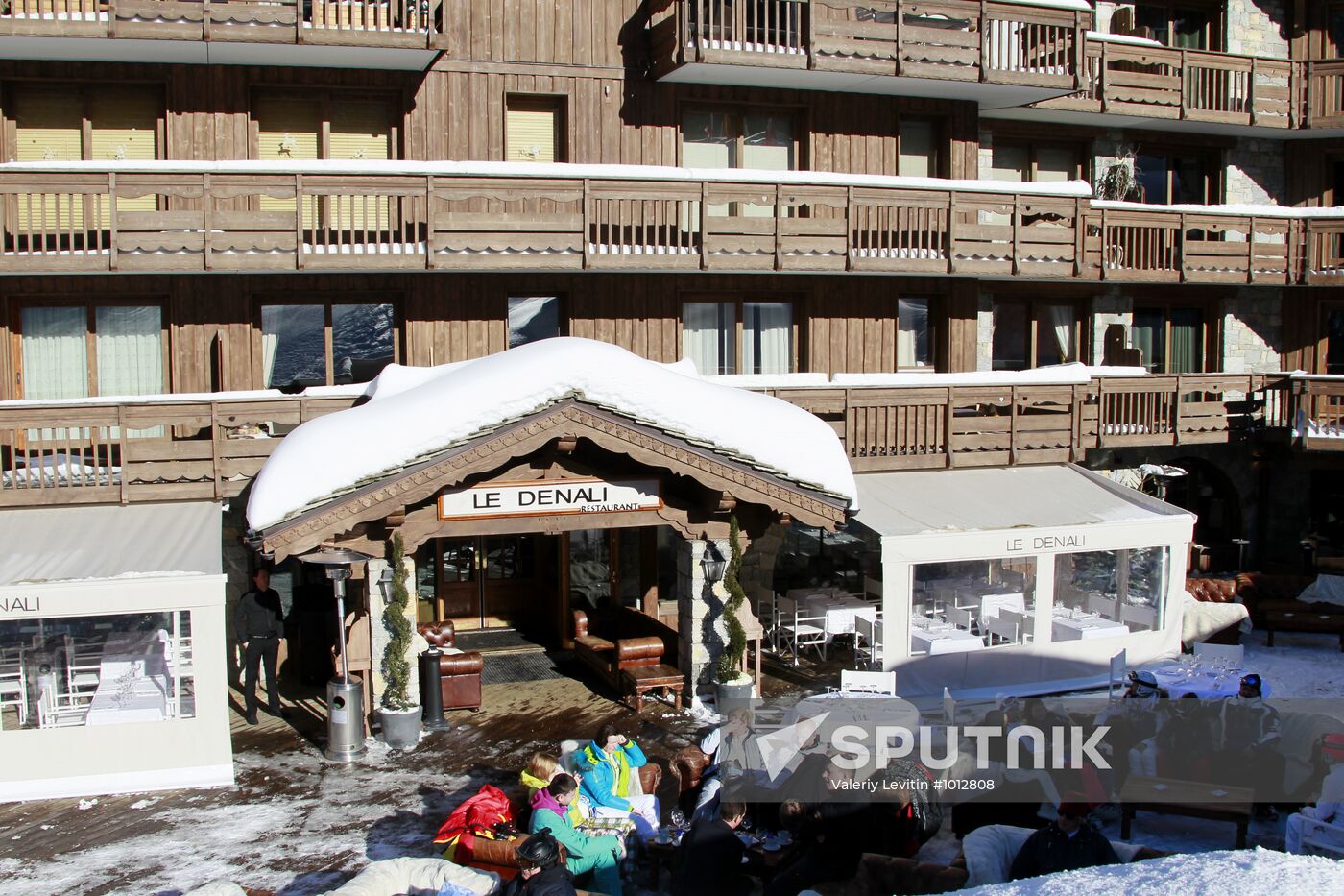 Winter holiday in Courchevel mountain ski resort