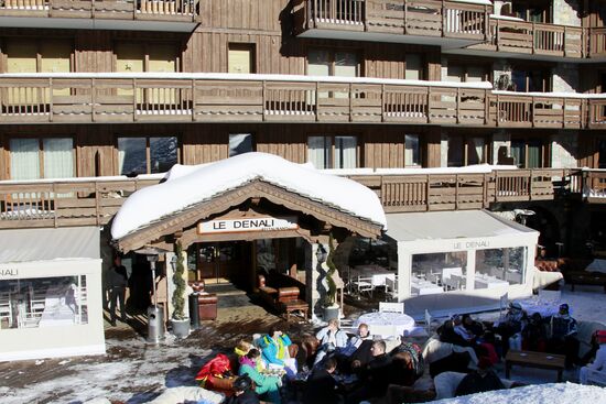 Winter holiday in Courchevel mountain ski resort