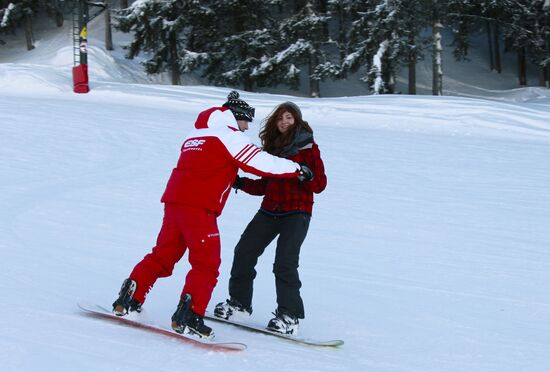 Winter holiday in Courchevel mountain ski resort