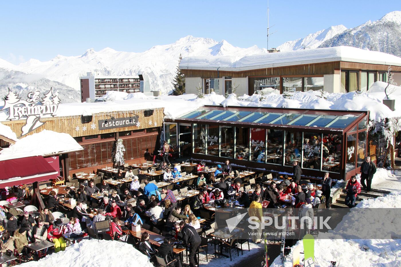 Winter holiday in Courchevel mountain ski resort