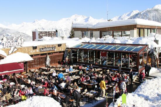 Winter holiday in Courchevel mountain ski resort