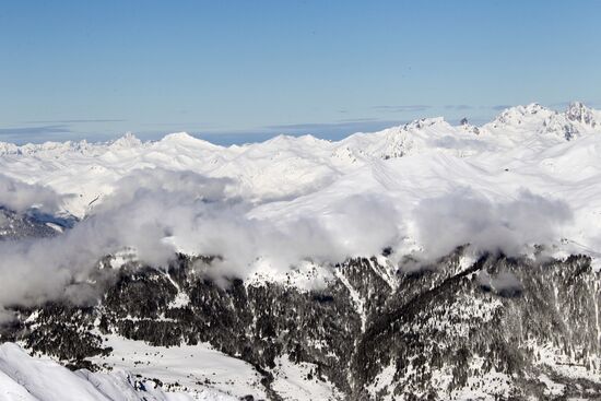 Winter holiday in Courchevel mountain ski resort