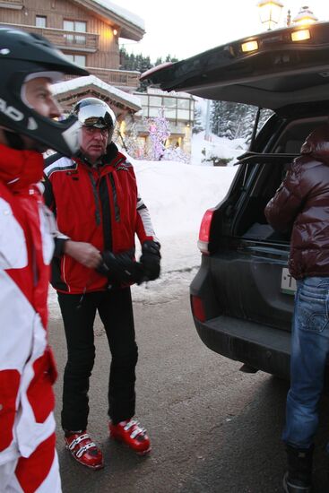 Winter holiday in Courchevel mountain ski resort