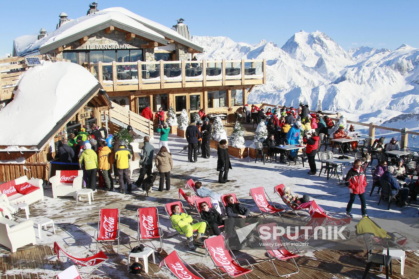Winter holiday in Courchevel mountain ski resort