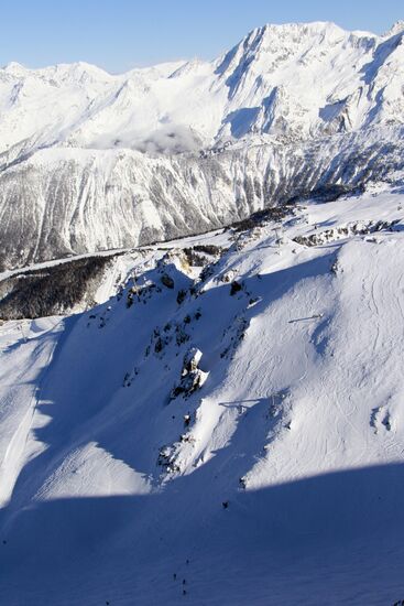 Winter holiday in Courchevel mountain ski resort