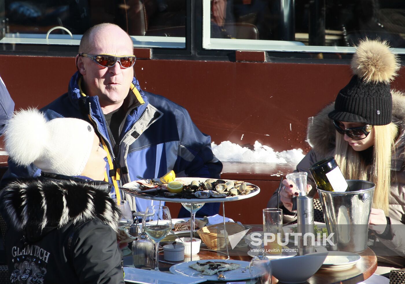 Winter holiday in Courchevel mountain ski resort