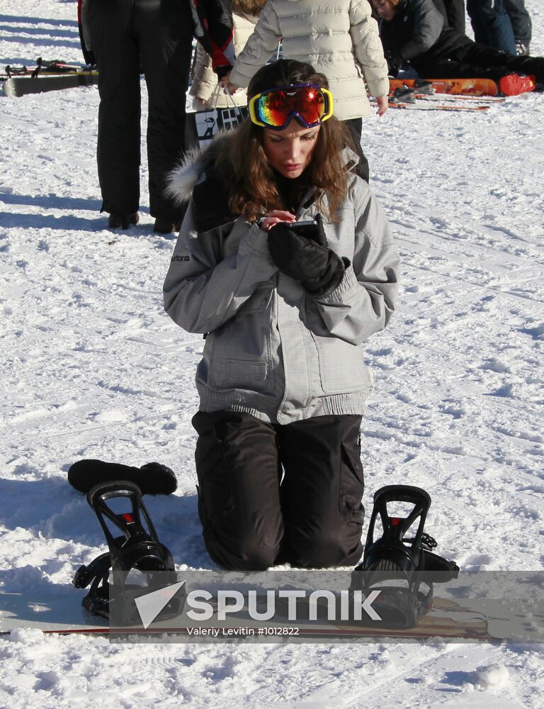 Winter holiday in Courchevel mountain ski resort