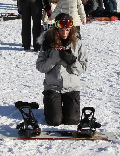 Winter holiday in Courchevel mountain ski resort