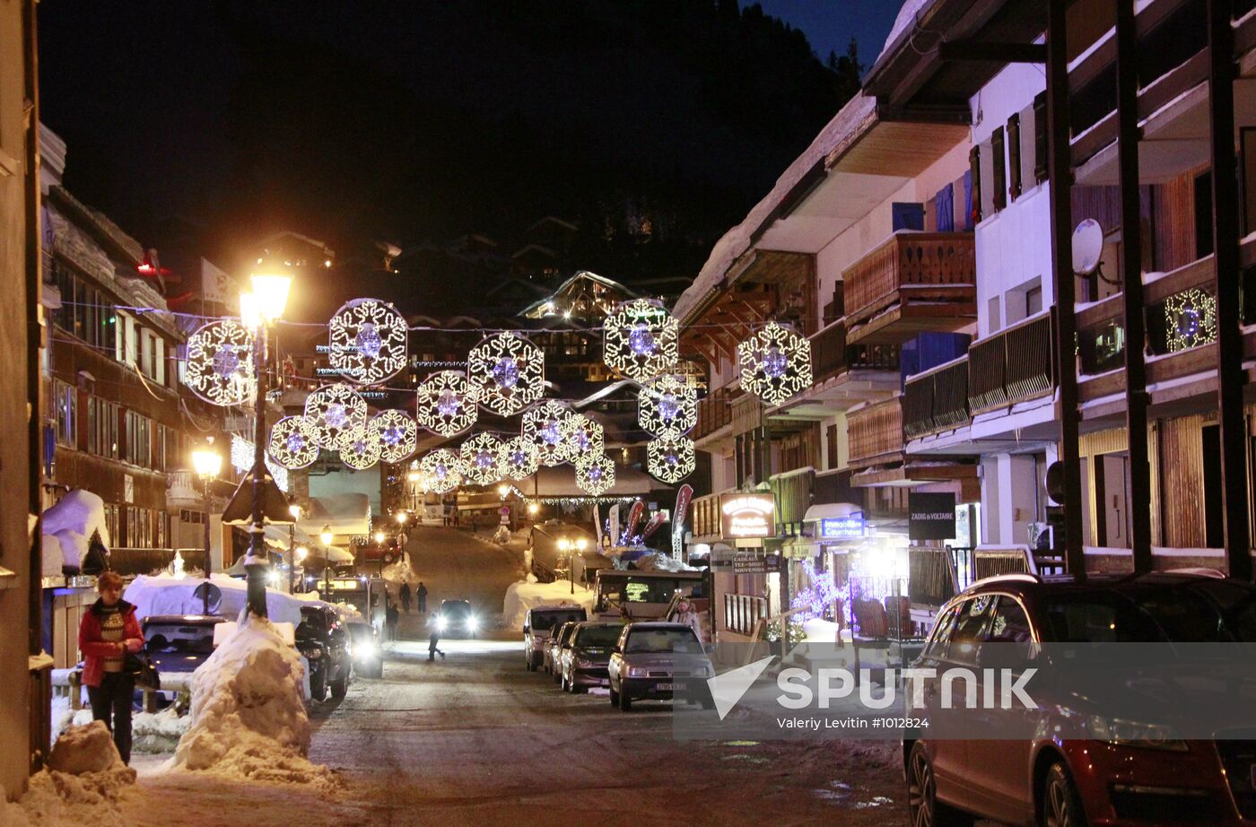 Winter holiday in Courchevel mountain ski resort