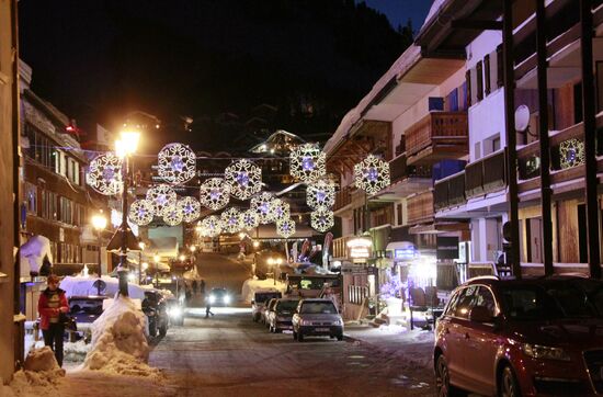 Winter holiday in Courchevel mountain ski resort