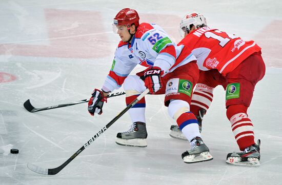 KHL. Spartak Moscow vs. CSKA Moscow