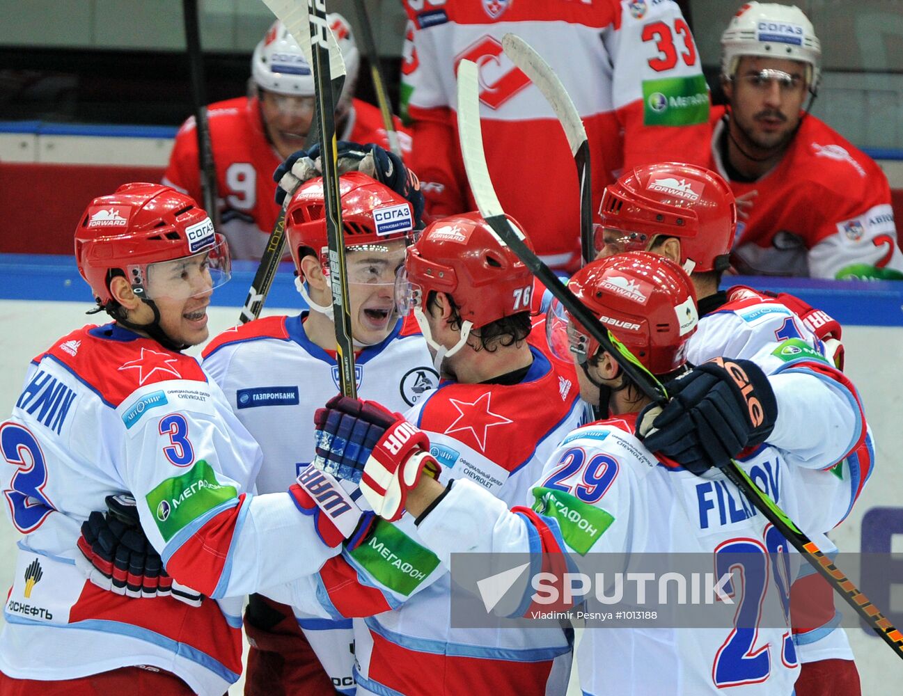 KHL Hockey: Spartak vs. CSKA