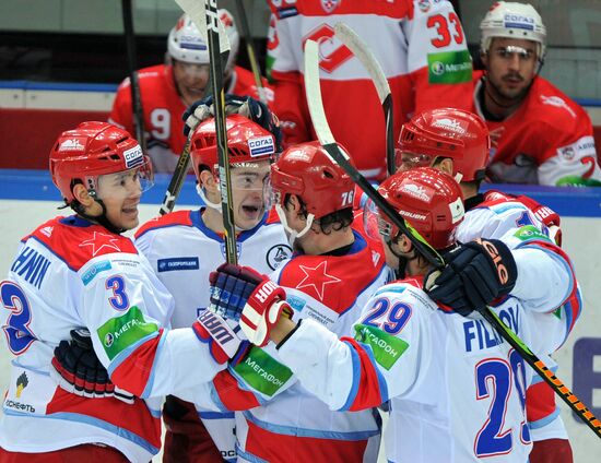 KHL Hockey: Spartak vs. CSKA