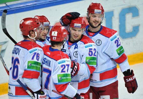 KHL Hockey: Spartak vs. CSKA