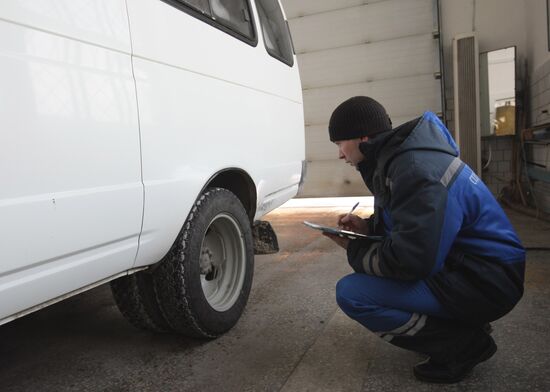 Vehicle inspection center in Novosibirsk