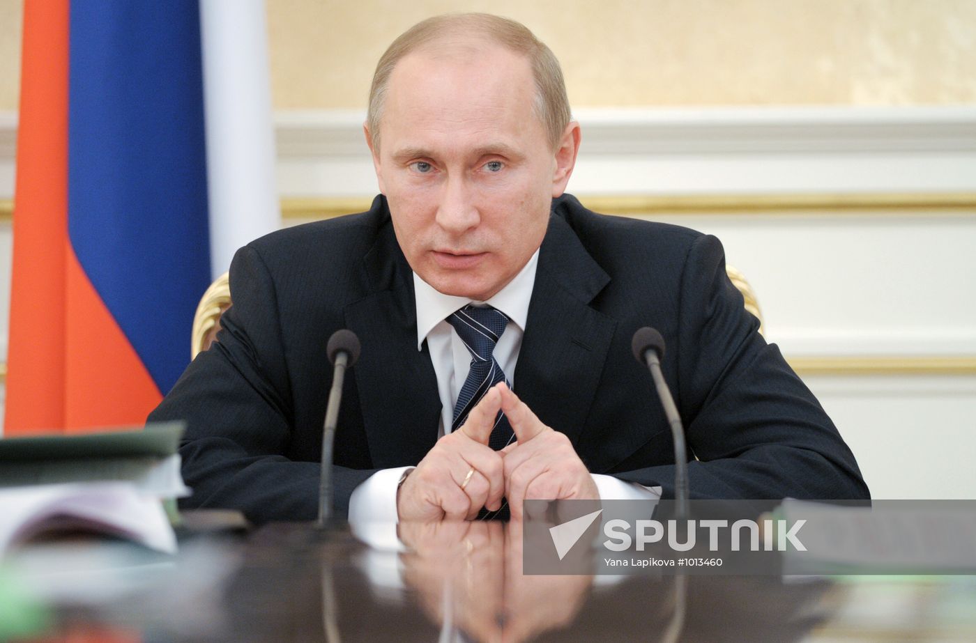 Vladimir Putin conducts Government Presidium meeting