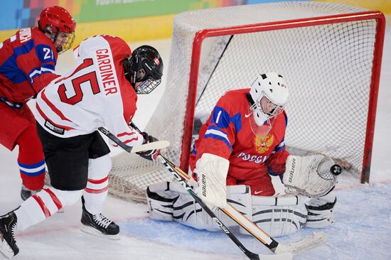 2012 Winter Youth Olympic Games. Ice hockey. Russia vs. Canada